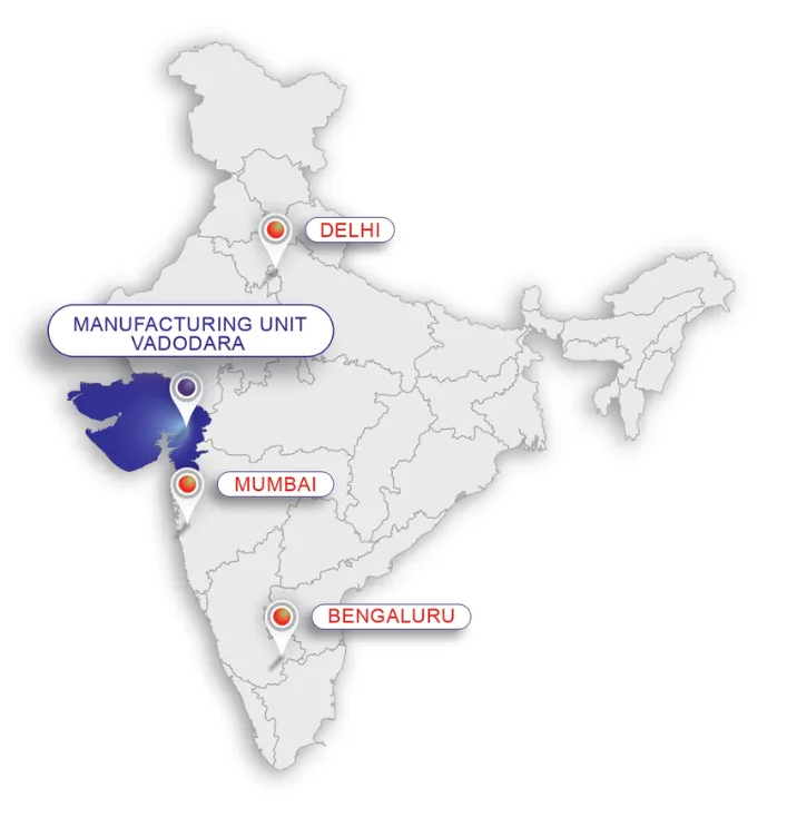 NeoSeal Pan-India Presence Map
